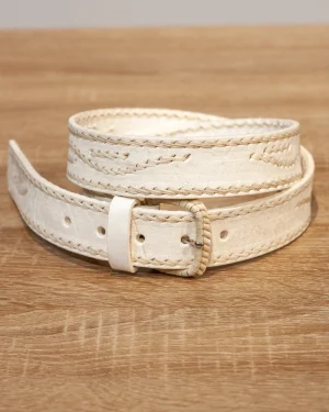 CINTURÓN CLÁSICO BLANCO