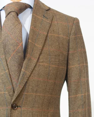 AMERICANA MARRÓN CUADRO