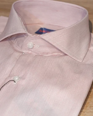 CAMISAS VESTIR RAYAS BURDEOS