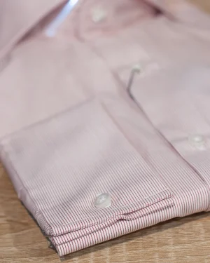 CAMISAS VESTIR RAYAS BURDEOS