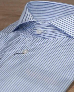 CAMISAS VESTIR 250 RAYAS AZUL MARINO FONDO BLANCO