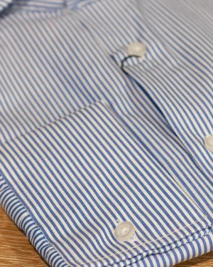 CAMISAS VESTIR 250 RAYAS AZUL MARINO FONDO BLANCO