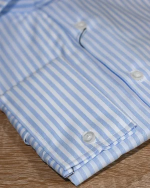 CAMISAS VESTIR RAYAS ANCHAS FONDO BLANCO