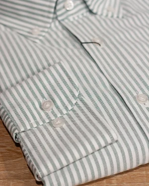 CAMISA OXFORD RAYA KODAK VERDE Y BLANCA
