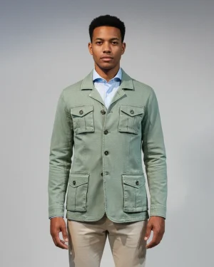 SAHARIANA SOLAPA VERDE CLARO