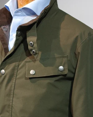 CHAQUETA TIPO HUSKY VERDE MILITAR