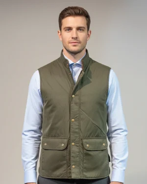 CHALECO MICROFIBRA VERDE MILITAR